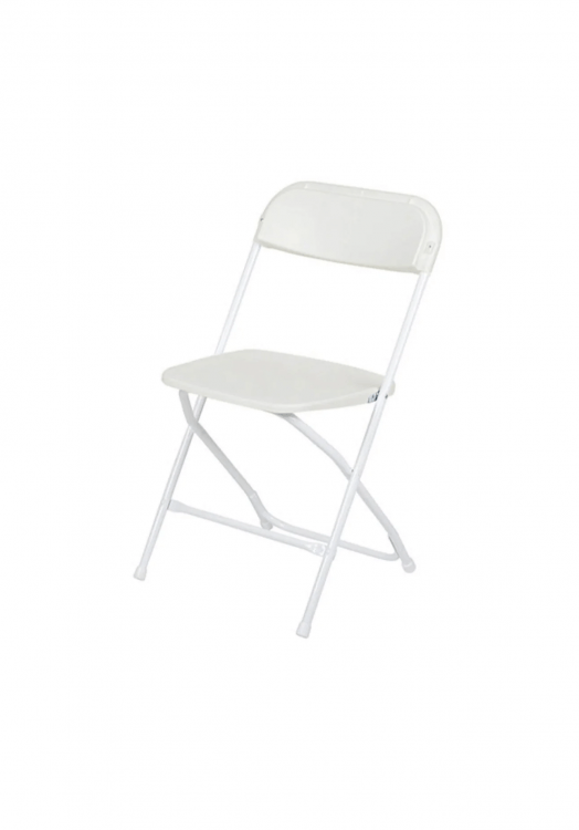 White Folding chair
